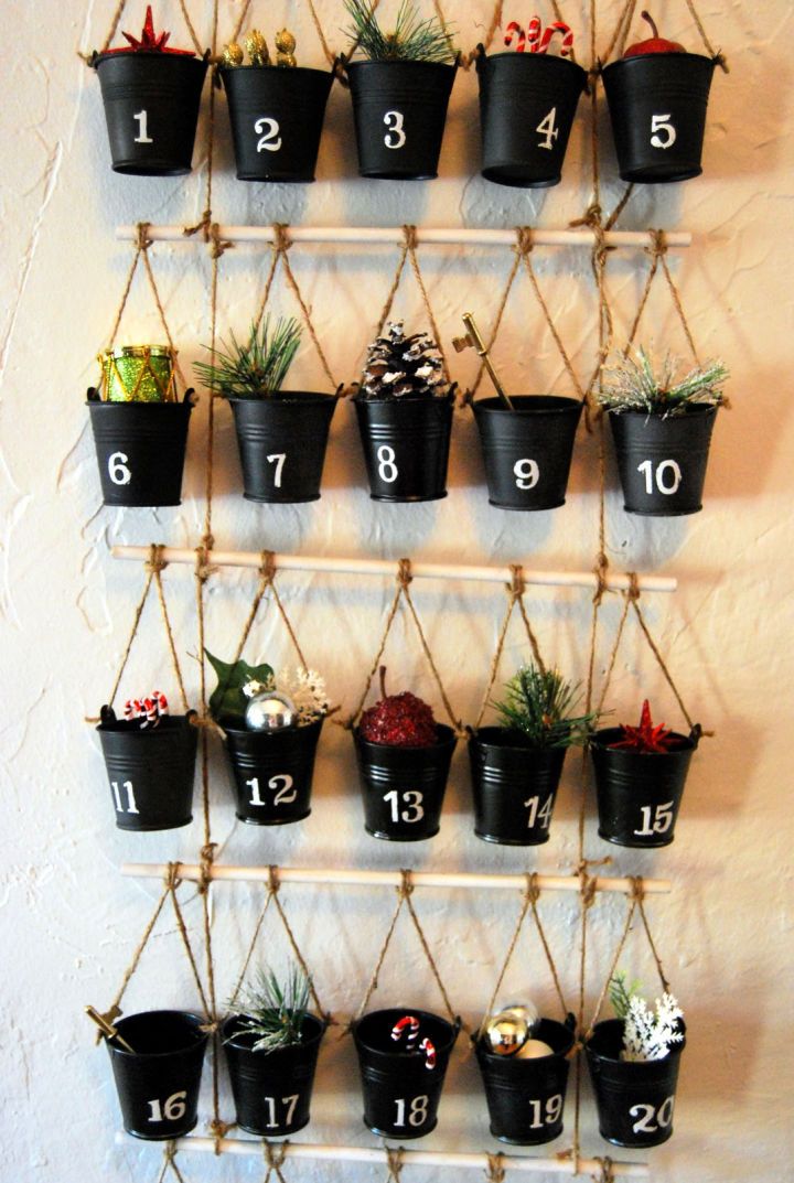 Pottery Barn Inspired Advent Calender