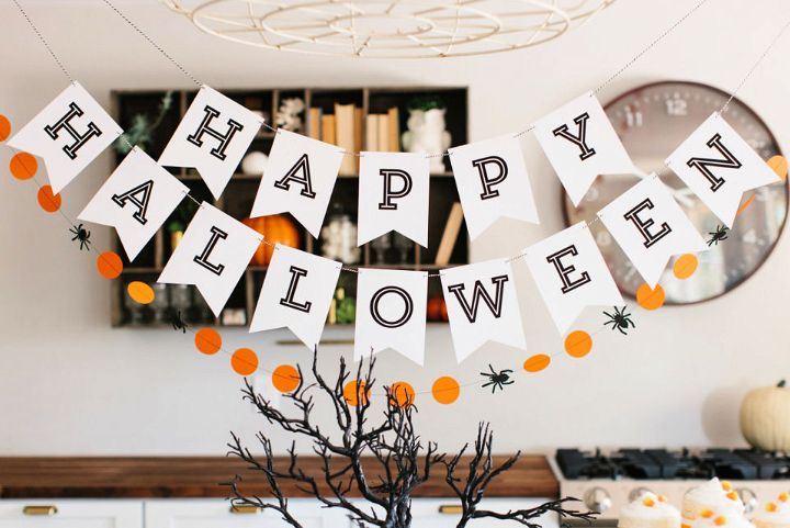 Printable Happy Halloween Party Banner