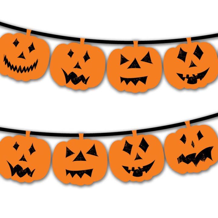 Printable Pumpkin Bunting