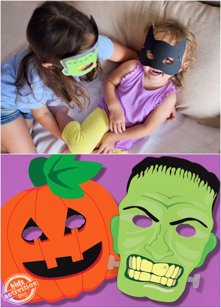 Printable Scary Masks for Kids