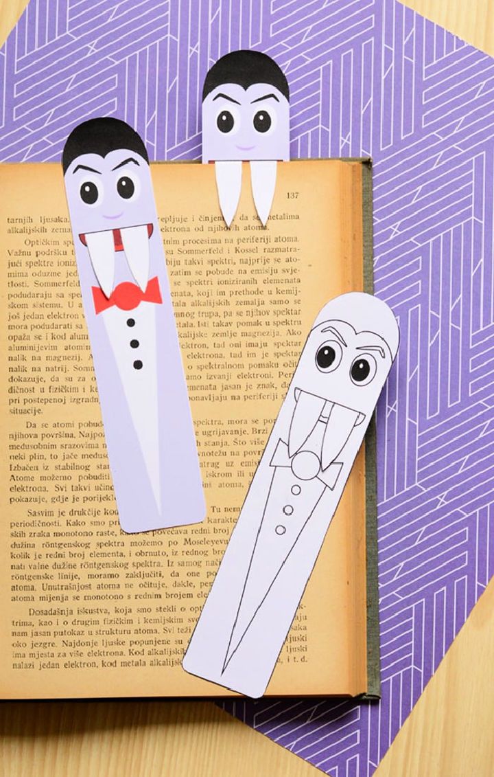 Printable Vampire Bookmarks