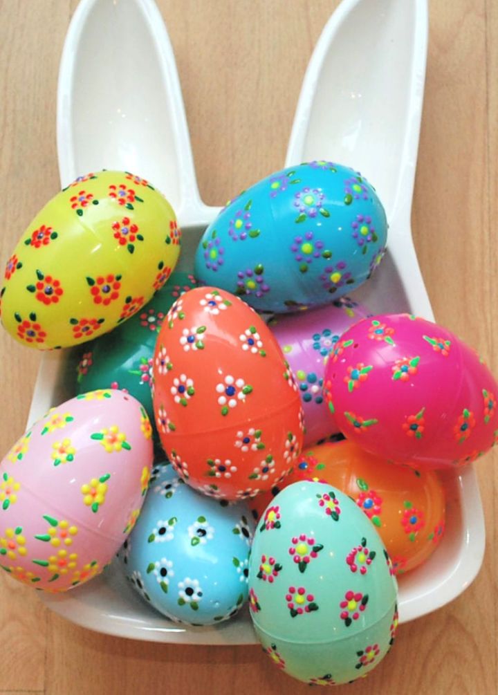 Puffy Paint Fake Eggs