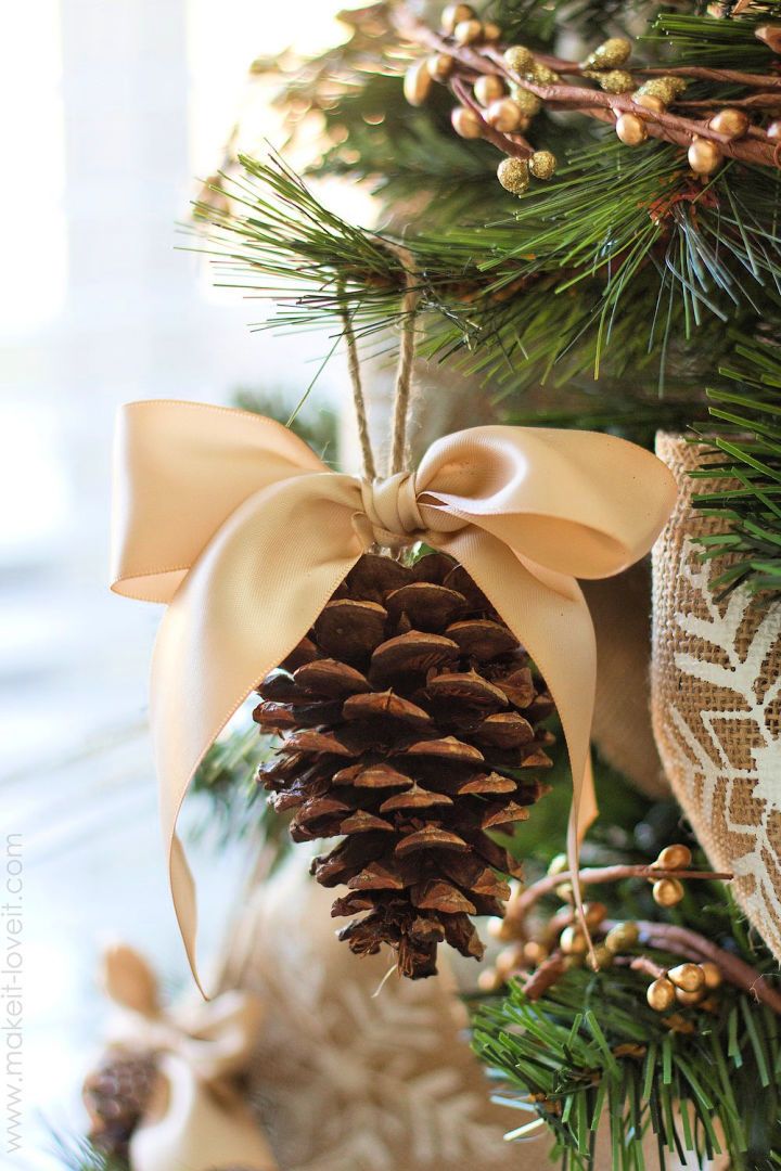 Rustic Pine Cone Ornament
