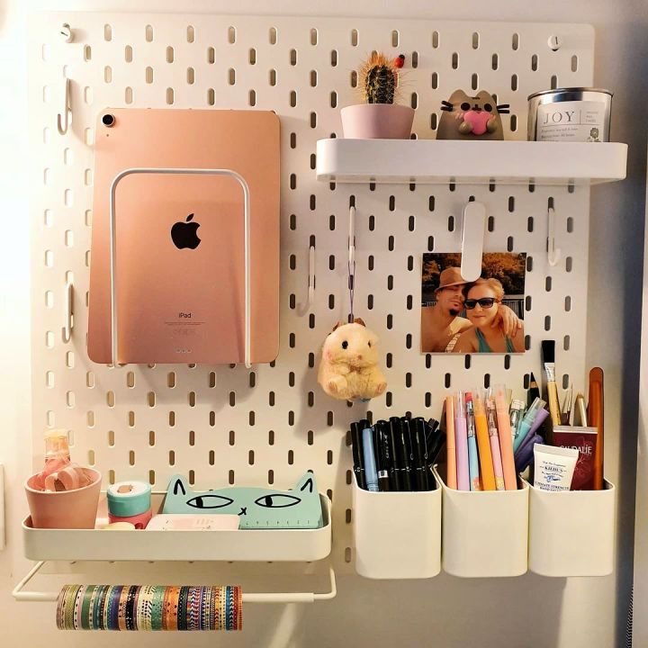 25 Best IKEA Pegboard Ideas and Hacks to DIY - The Beauty Dojo