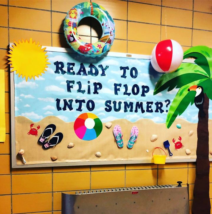 Summer Bulletin Board for Kindergarten