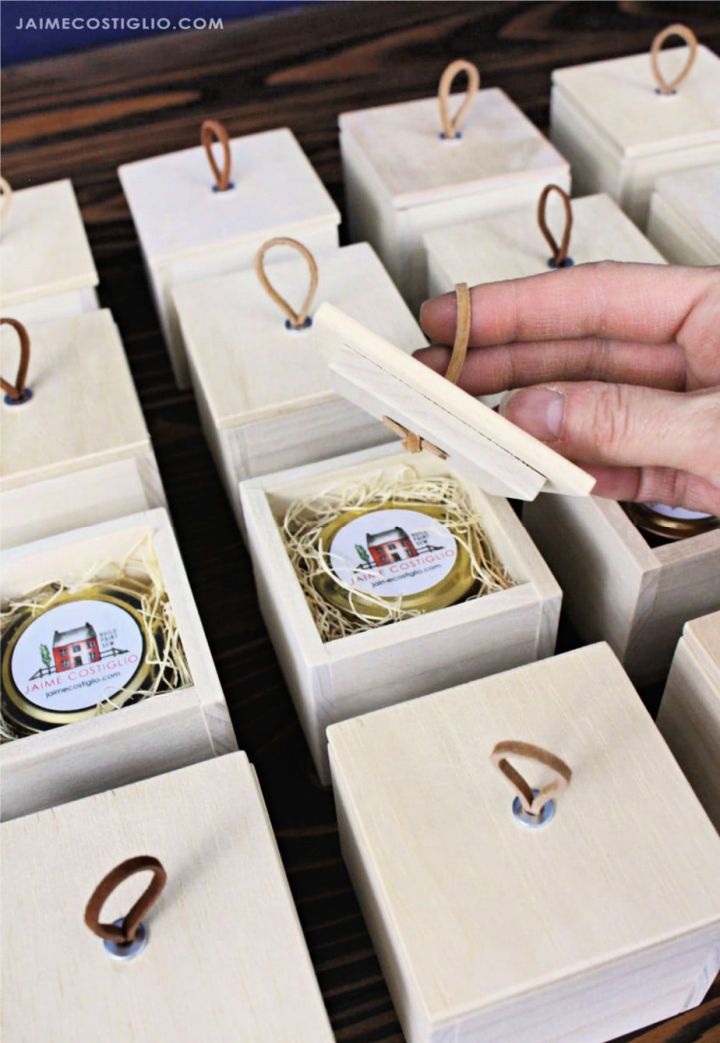 Tiny Wooden Gift Boxes With Lid