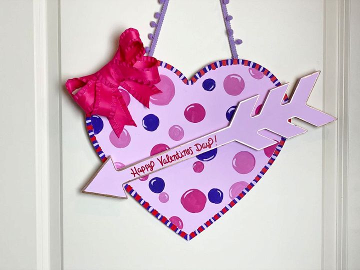 Valentines Day Heart Front Door Sign