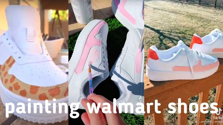 Walmart Shoes Painting