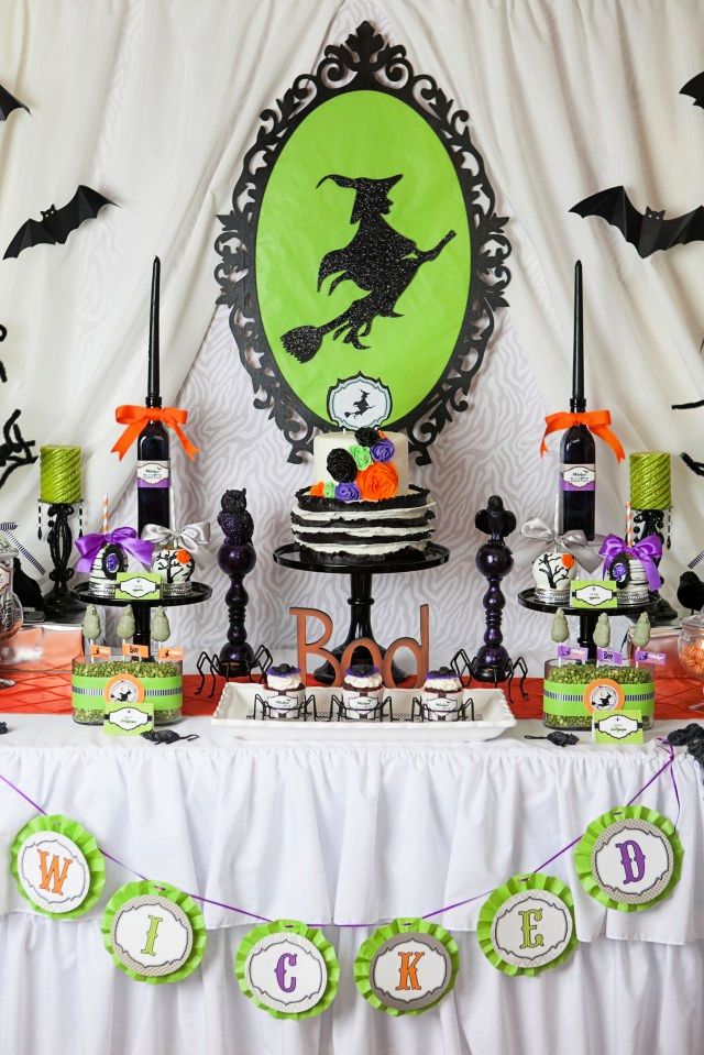 Wickedly Sweet Witch inspired Halloween Party