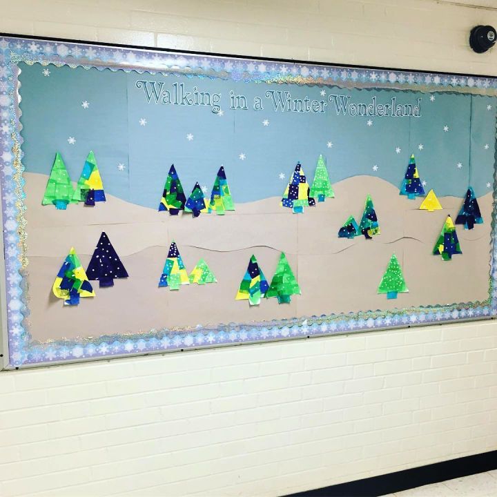 Winter Themed Bulletin Board