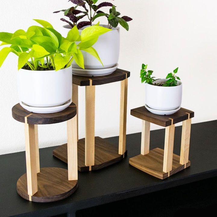 Wooden Plant Stands Design