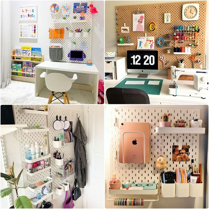 best ikea pegboard ideas and hacks to diy