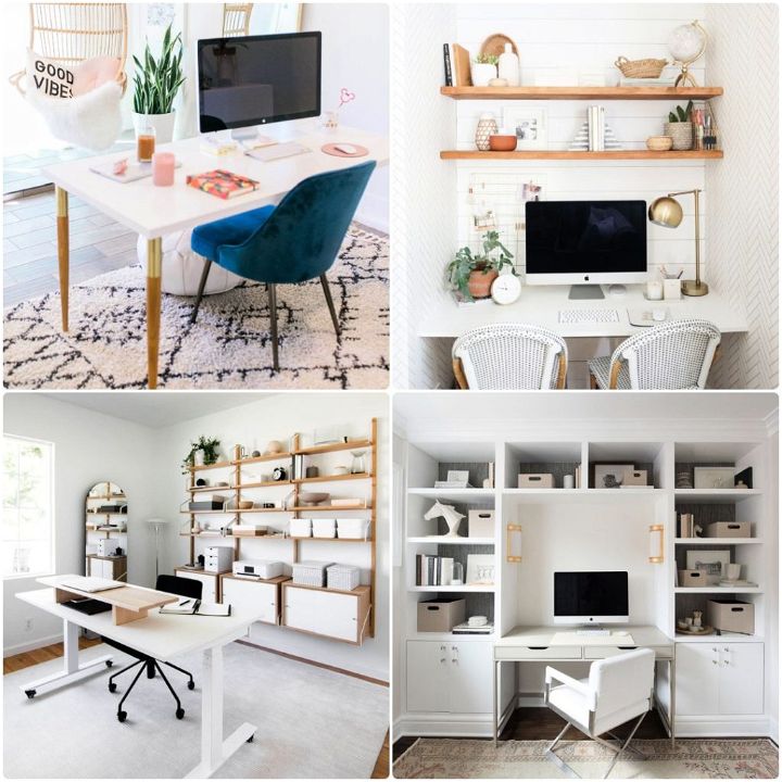 40 Cheap DIY Home Office Ideas To Decor Your Workspace | Home Office