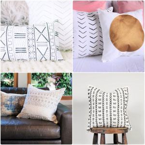diy mudcloth pillow ideas to make your own