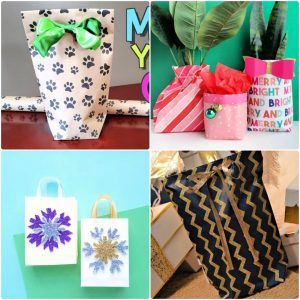 ways to make a gift bag out of wrapping paper