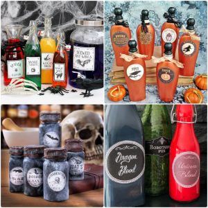 25 Free Printable Halloween Potion Labels