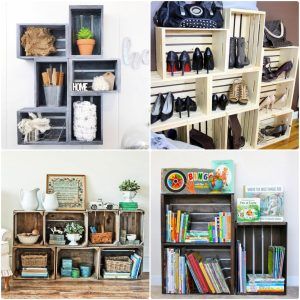 40 Wooden Crate Decorating Ideas - DIY Wood Crate Projects