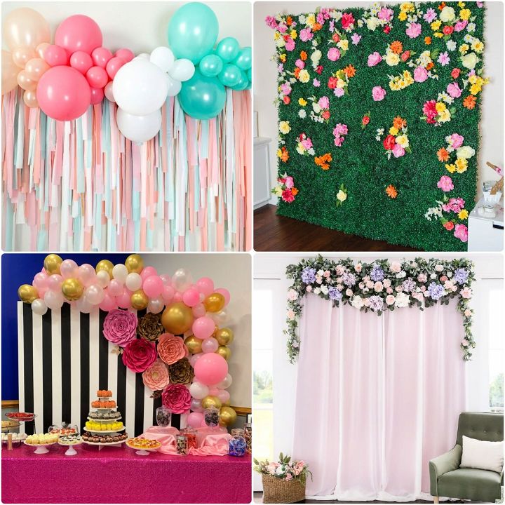 Trellis Welcome Decorations with Pink Streamers