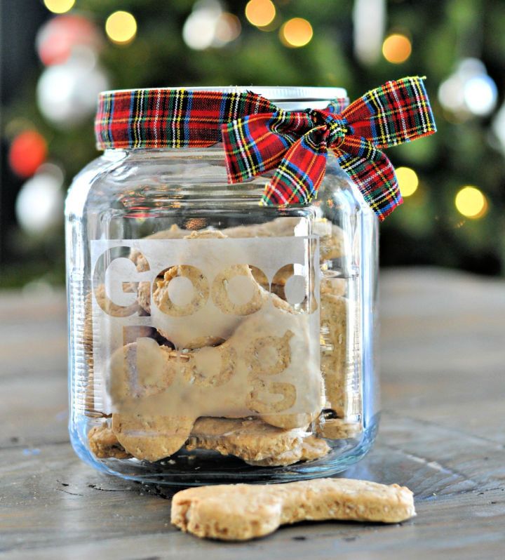 Thoughtful DIY Dog Treat Jar Gift